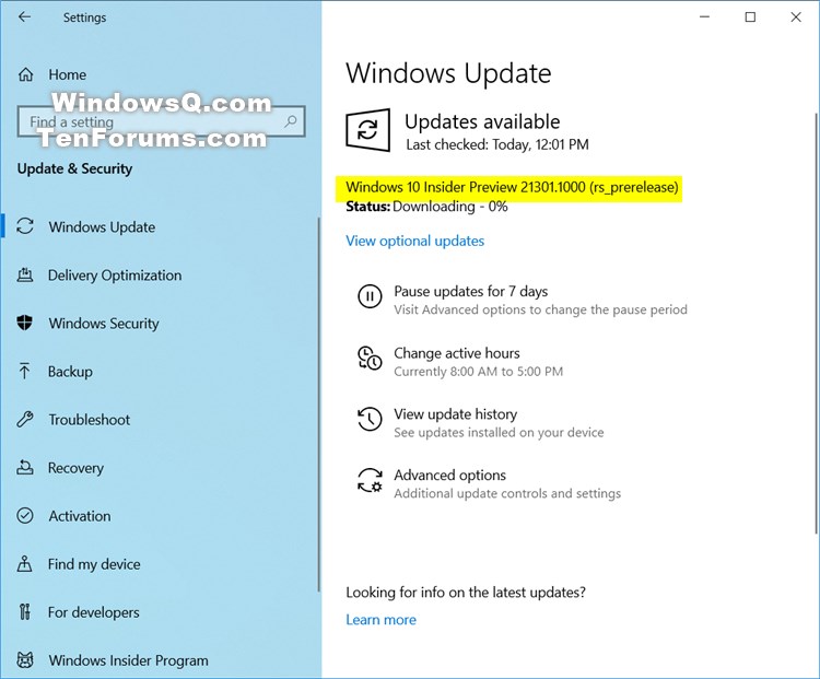 KB5000626 Windows 10 Insider Preview Dev Build 21301.1010 Feb. 1-21301.jpg