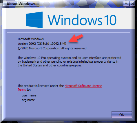 KB4601382 CU Windows 10 v2004 build 19041.844 and v20H2 19042.844-winver-after-installing-kb4601382.png