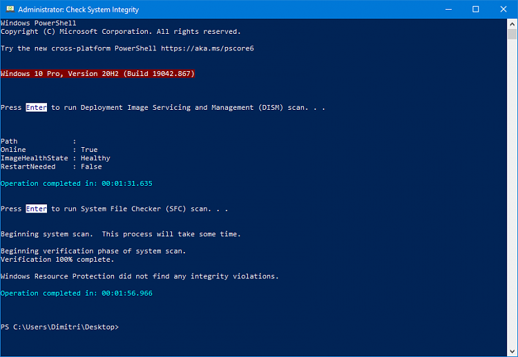 KB5000802 CU Windows 10 v2004 build 19041.867 and v20H2 19042.867-19042.867.png
