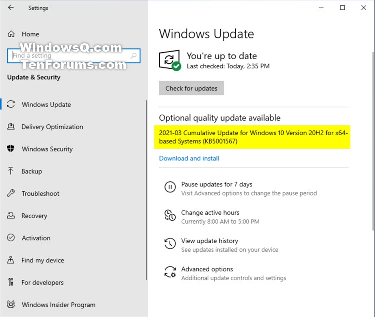 KB5001567 CU Windows 10 v2004 build 19041.868 and v20H2 19042.868-kb5001567.jpg