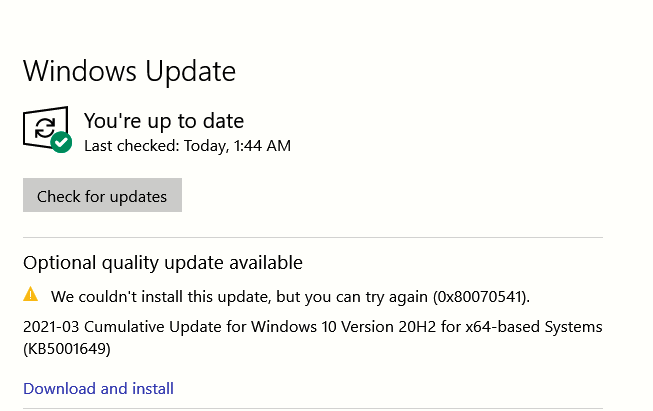 KB5001649 CU Windows 10 v2004 build 19041.870 and v20H2 19042.870-image.png