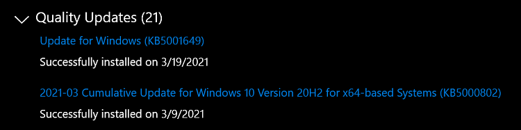 KB5001649 CU Windows 10 v2004 build 19041.870 and v20H2 19042.870-2021-03-19_13h05_04.png