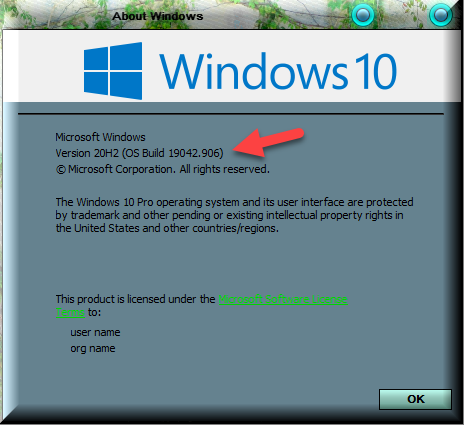 KB5000842 CU Windows 10 v2004 build 19041.906 and v20H2 19042.906-winver-after-installing-kb5000842.png