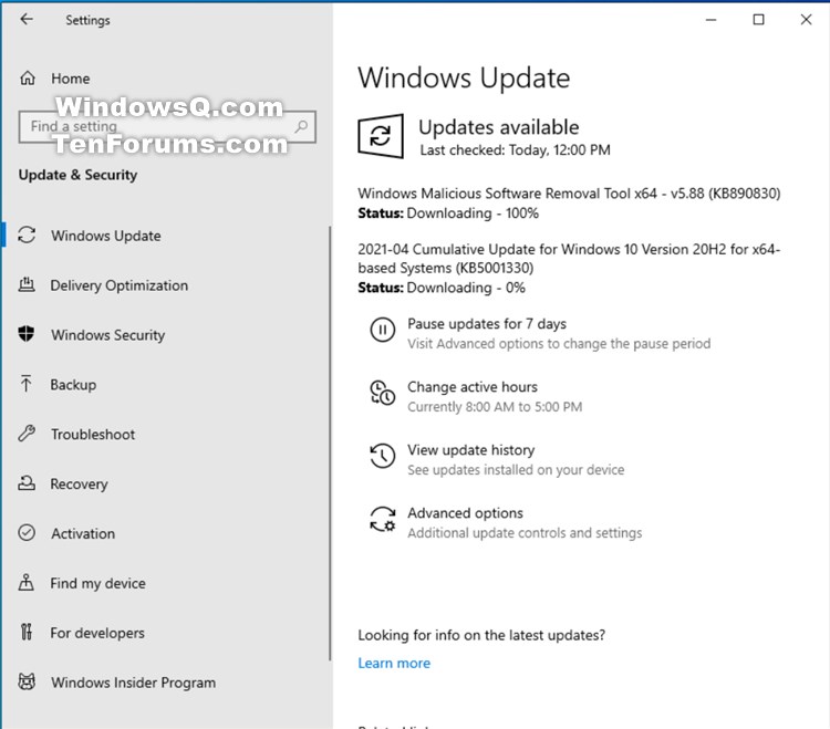 KB890830 update Windows Malicious Software Removal Tool 5.88 April 13-kb5001330.jpg
