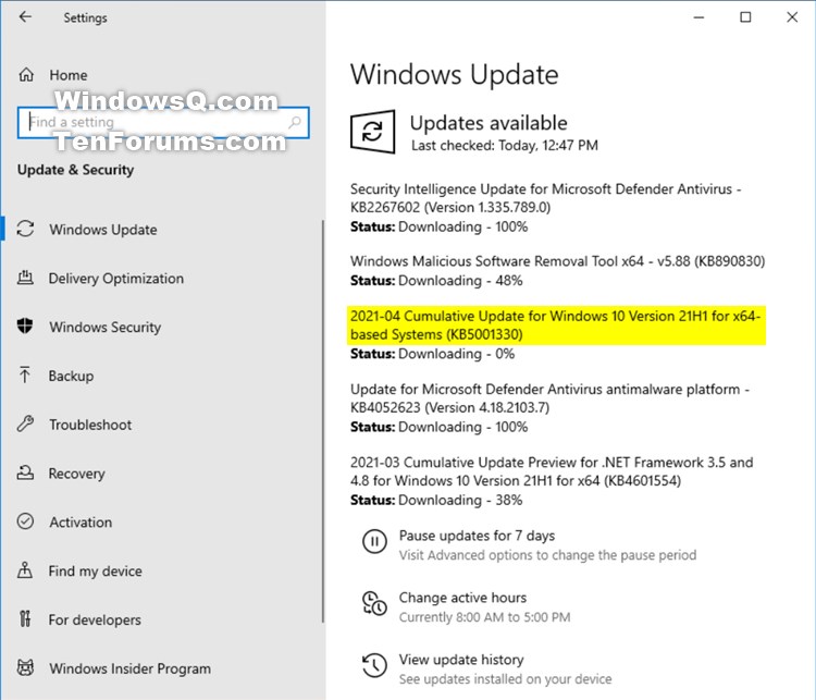 KB5001330 Windows 10 Insider Beta 19043.928 21H1 and RP 19042.928 20H2-kb5001330-21h1.jpg