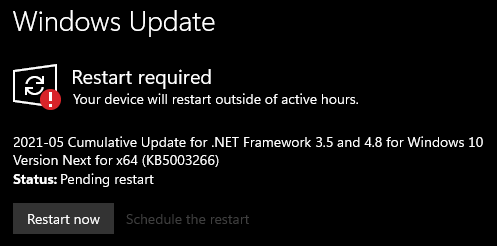 KB5003266 Cumulative Update .NET Framework 3.5 and 4.8 Windows 10 Next-image.png
