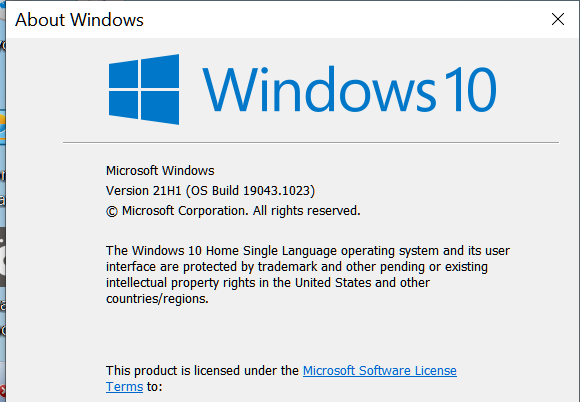 KB5003214 Windows 10 2004 19041.1023, 20H2 19042.1023, 21H1 19043.1023-winver-26-may-2021.png