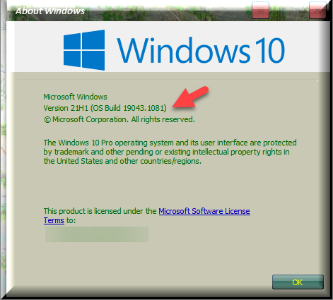 KB5003690 Windows 10 2004 19041.1081, 20H2 19042.1081, 21H1 19043.1081-winver-after-installing-kb5003690-asus.png