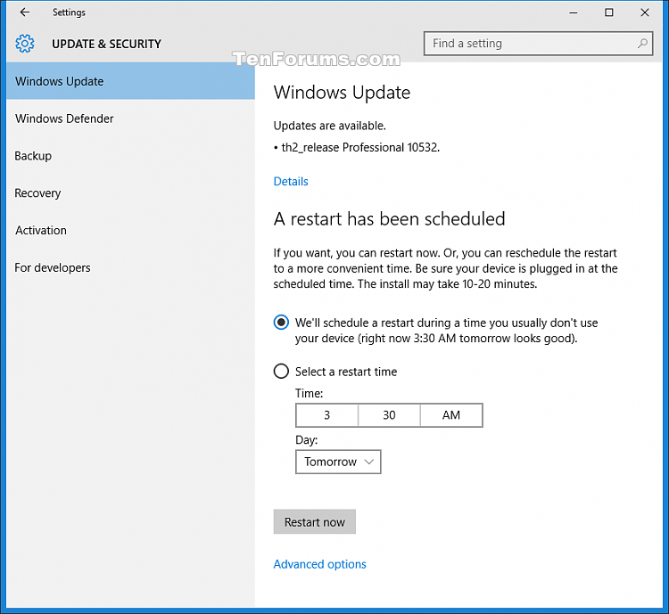 Announcing Windows 10 Insider Preview Build 10532 for PC-restart.png