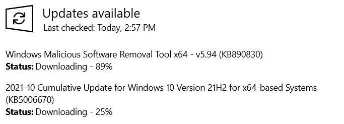KB5006670 Windows 10 2004 19041.1288, 20H2 19042.1288, 21H1 19043.1288-updates.jpg
