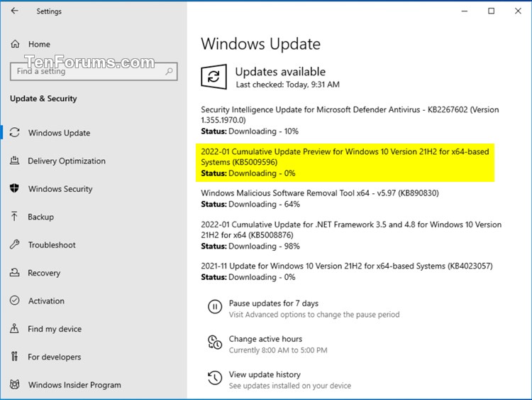 KB5009596 Windows 10 Release Preview Build 19044.1499 (21H2)-kb5009596.jpg