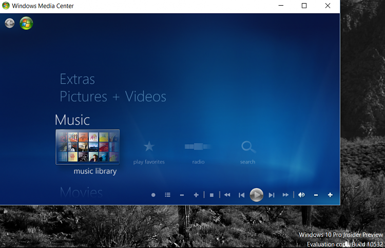 Microsoft's discontinued Media Center suite can now unofficially...-wmc.png