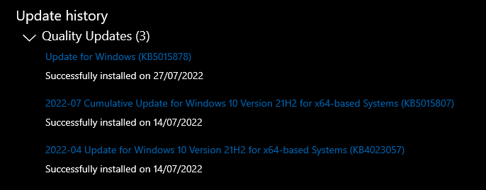 windows 10 feature update 22h2 release date
