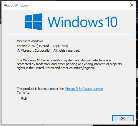 KB5015878 Windows 10 Release Preview Build 19045.1865 (22H2)-version300722.png