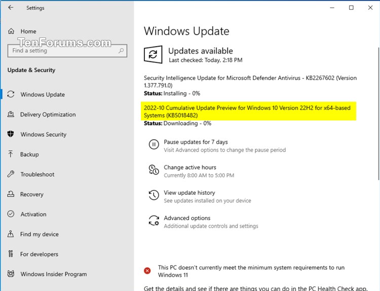 KB5018482 Windows 10 Insider Release Preview Build 19045.2193 (22H2)-kb5018482.jpg