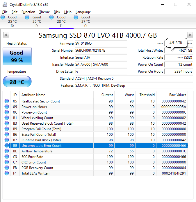 Samsung 990 Pro SSD rapid health drops-crystaldiskinfo.png