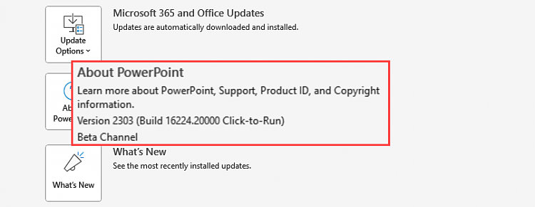 Microsoft 365 Insider Beta Channel v2303 build 16224.20000 - Feb. 28-office365-update.png