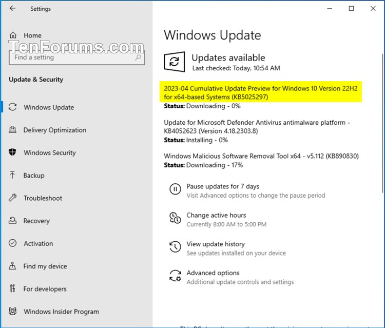 KB5025297 Windows 10 Insider Release Preview Build 19045.2908 (22H2)-kb5025297.jpg