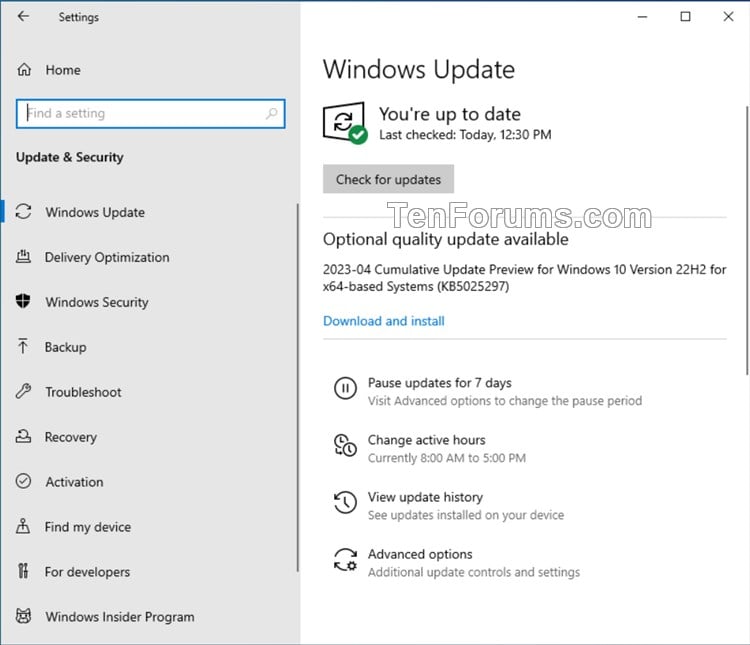 KB5025297 Windows 10 Cumulative Update Preview Build 19045.2913 (22H2)-kb5025297.jpg
