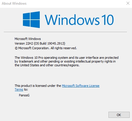 KB5025297 Windows 10 Cumulative Update Preview Build 19045.2913 (22H2)-2913.jpg