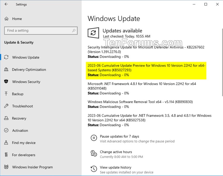KB5027293 Windows 10 Insider Release Preview Build 19045.3154 (22H2)-kb5027293.jpg