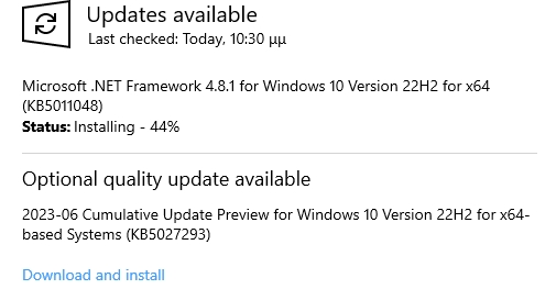 KB5027293 Windows 10 Cumulative Update Preview Build 19045.3155 (22H2)-kb85027293.jpg