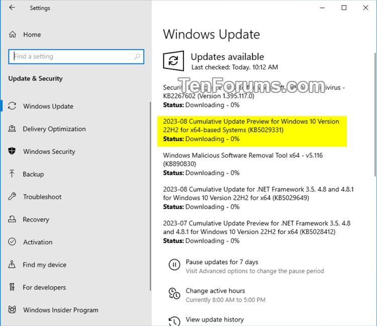 KB5029331 Windows 10 Insider Release Preview Build 19045.3391 (22H2)-kb5029331.jpg