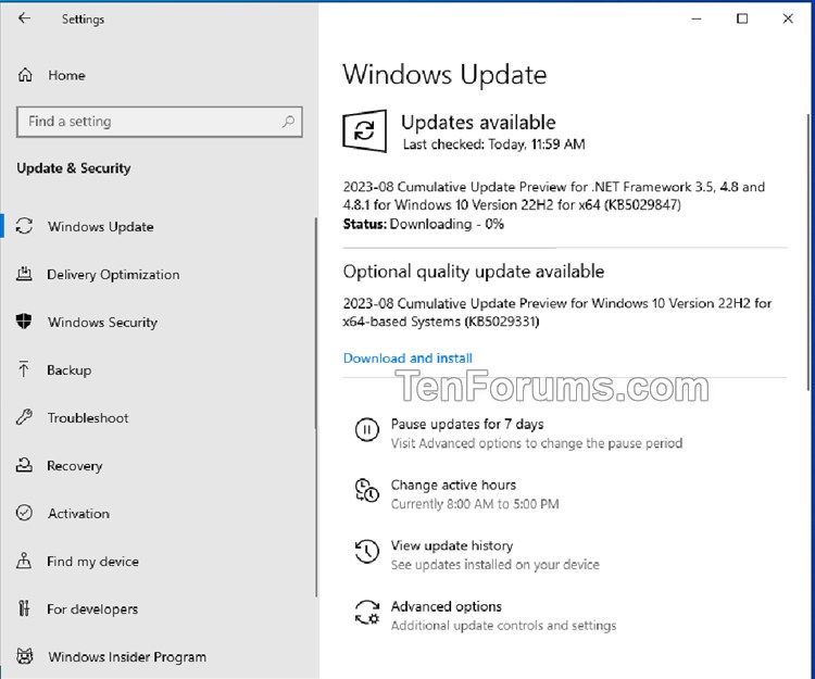 KB5029331 Windows 10 Cumulative Update Preview Build 19045.3393 (22H2)-kb5029331.jpg