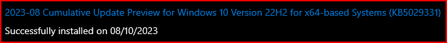 KB5029331 Windows 10 Cumulative Update Preview Build 19045.3393 (22H2)-kb5029331-1.png
