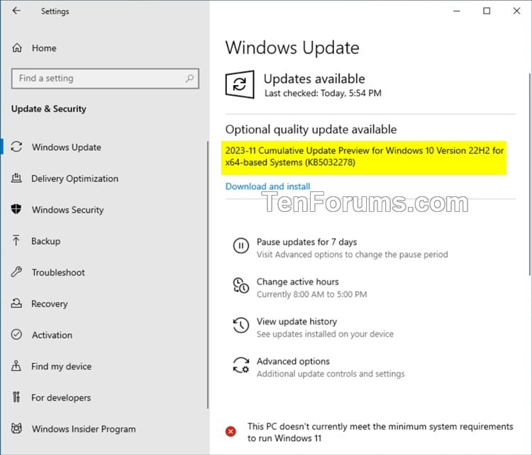 KB5032278 Windows 10 Cumulative Update Preview Build 19045.3758 (22H2)-kb5032278.jpg