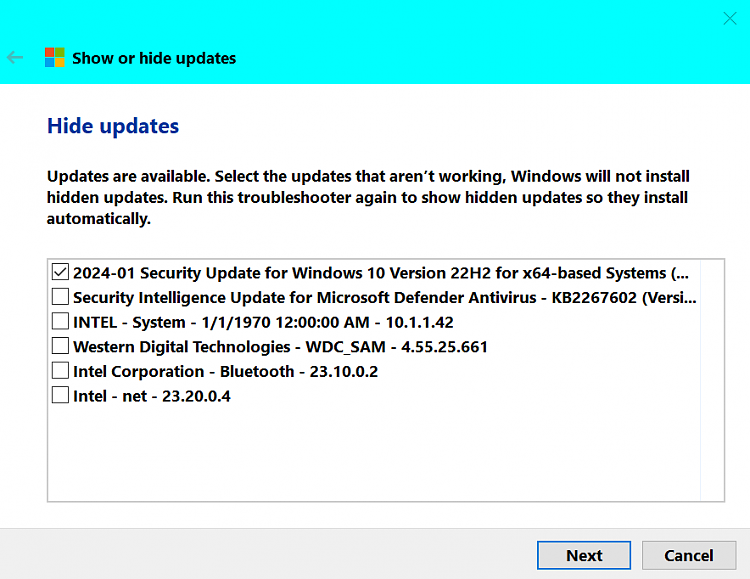 KB5034441 Security Update for Windows 10 (21H2 and 22H2) - Jan. 9-show-hide.png