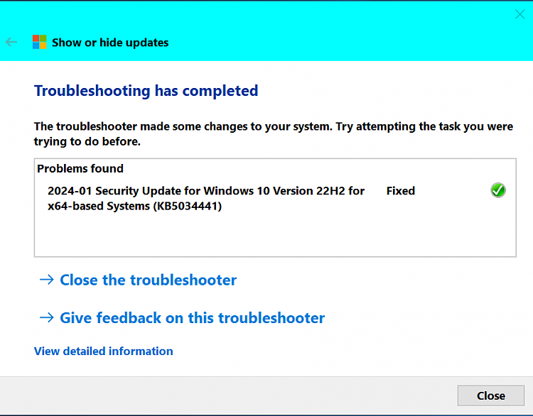 KB5034441 Security Update for Windows 10 (21H2 and 22H2) - Jan. 9-show-hide2.png
