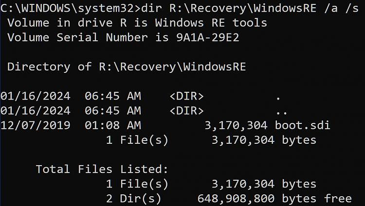 KB5034441 Security Update for Windows 10 (21H2 and 22H2) - Jan. 9-recovery-windowsre.png