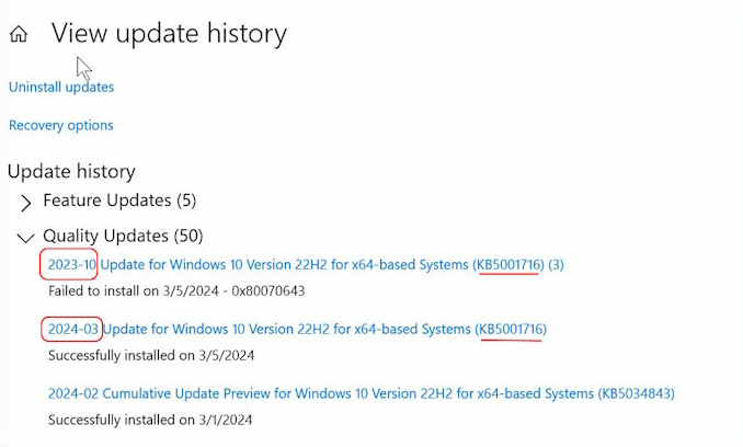 KB5001716 Update for Windows 10 Update Service components-s1.png