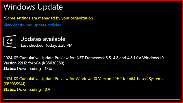 KB5035941 Windows 10 Cumulative Update Preview build 19045.4239 (22H2)-kb5035941.png