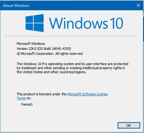 KB5036979 Windows 10 Cumulative Update build 19045.4355 (22H2)-4355.jpg