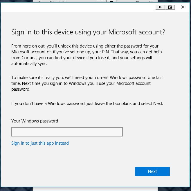 Microsoft delivers Windows 10 version of its Wunderlist to-do app-wunderlist-app-mobile-sign-options-.jpg