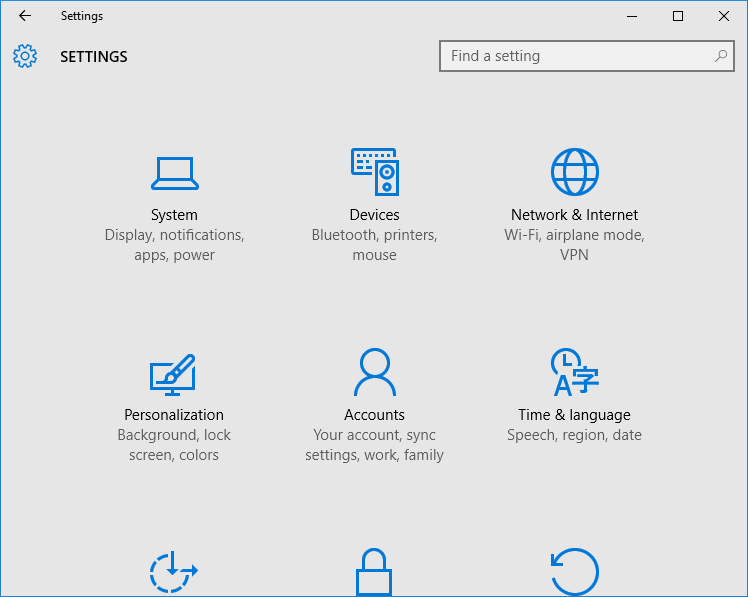 The old Control panel may soon be gone-settings-app-not-opening-windows-10.png