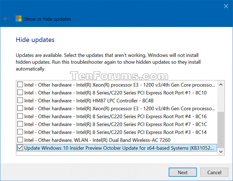 Announcing Windows 10 Insider Preview Build 10565-hide_kb38105208.png