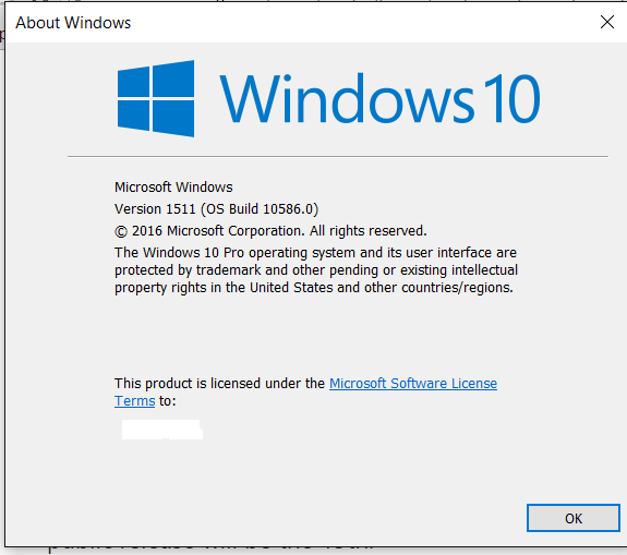 Announcing Windows 10 Insider Preview Build 10586 for PC-winver-2.0.png