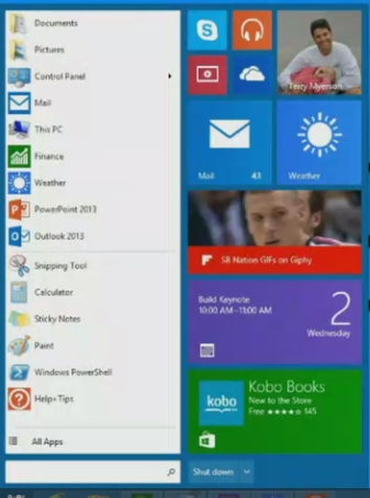 New Start menu leaks in Windows build 9788-win9startmenu.jpg