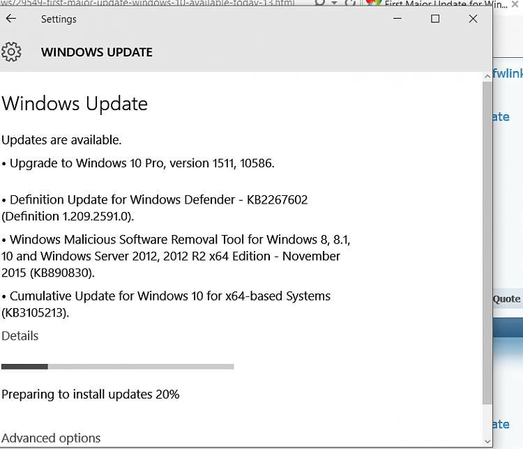 First Major Update for Windows 10 Available-wupdate.png