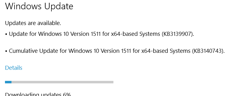 Cumulative Update for Windows 10 Version 1511 KB3140743-update.png