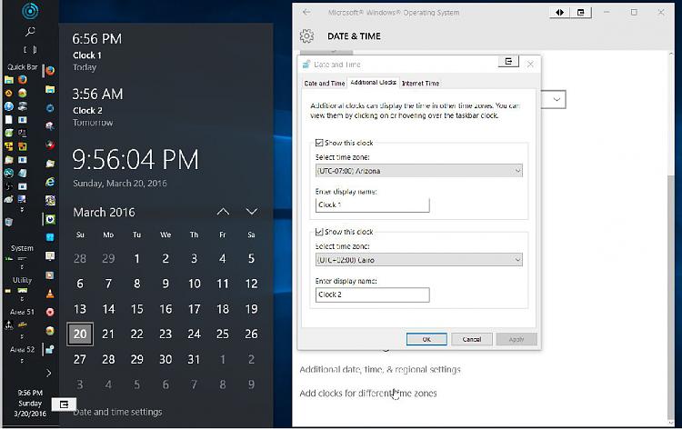 Announcing Windows 10 Insider Preview Build 14291 for PC and Mobile-addition-clocks-option-14291-insider-preview.jpg