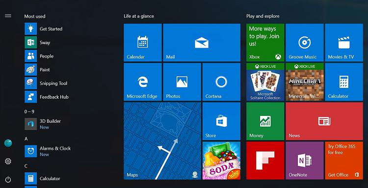 This Is the New Win 10 Start Menu Launching with Anniversary Update-new-windows-10-start-menu-launching-anniversary-update-502530-2.jpg