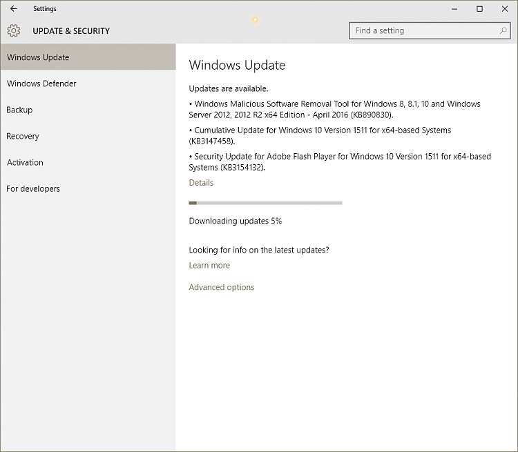 KB3147458 Cumulative Update build 10586.21 for Windows 10 Version 1511-image-001.png