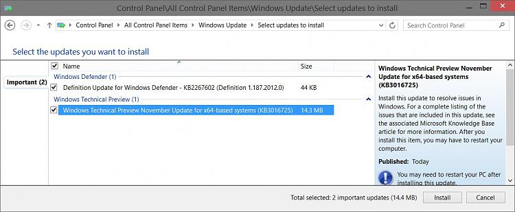 New Windows 10 Preview build 9879 available-windows_update_kb3016725.jpg