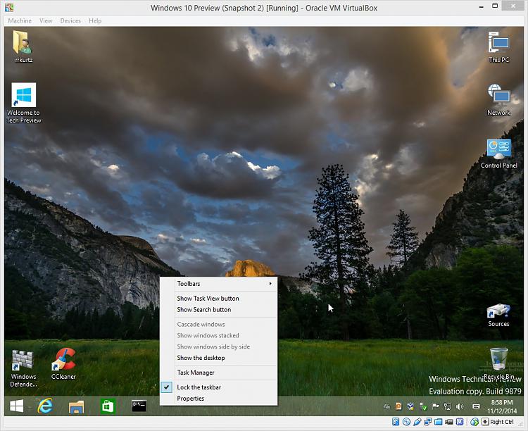 New Windows 10 Preview build 9879 available-hidetaskviewandsearchicons.jpg