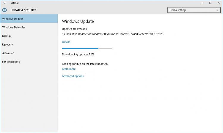 Cumulate Update (KB3172985) Windows 10 version 1511 build 10586.494-2016-07-12_131704.jpg