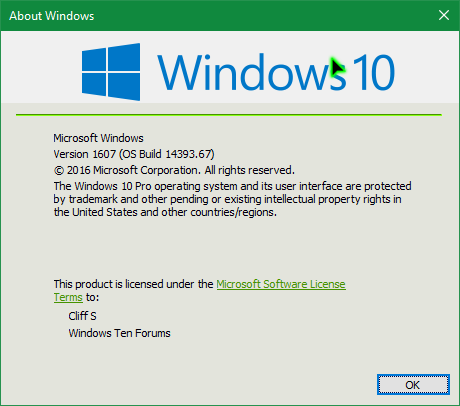 Cumulative Update KB3176931 for Windows 10 version 1607 build 14393.67-image-001.png